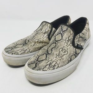 snakeskin vans womens